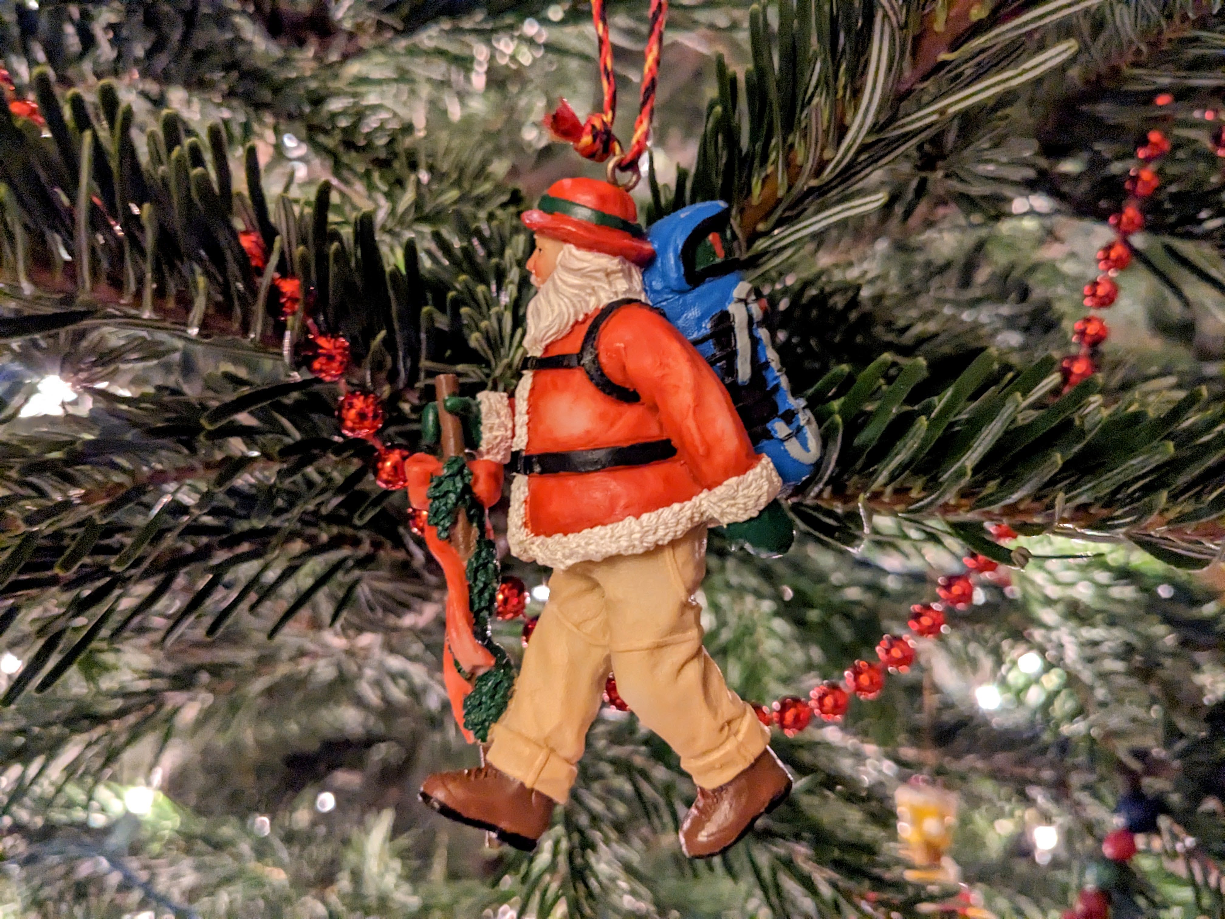 Backpacking Santa